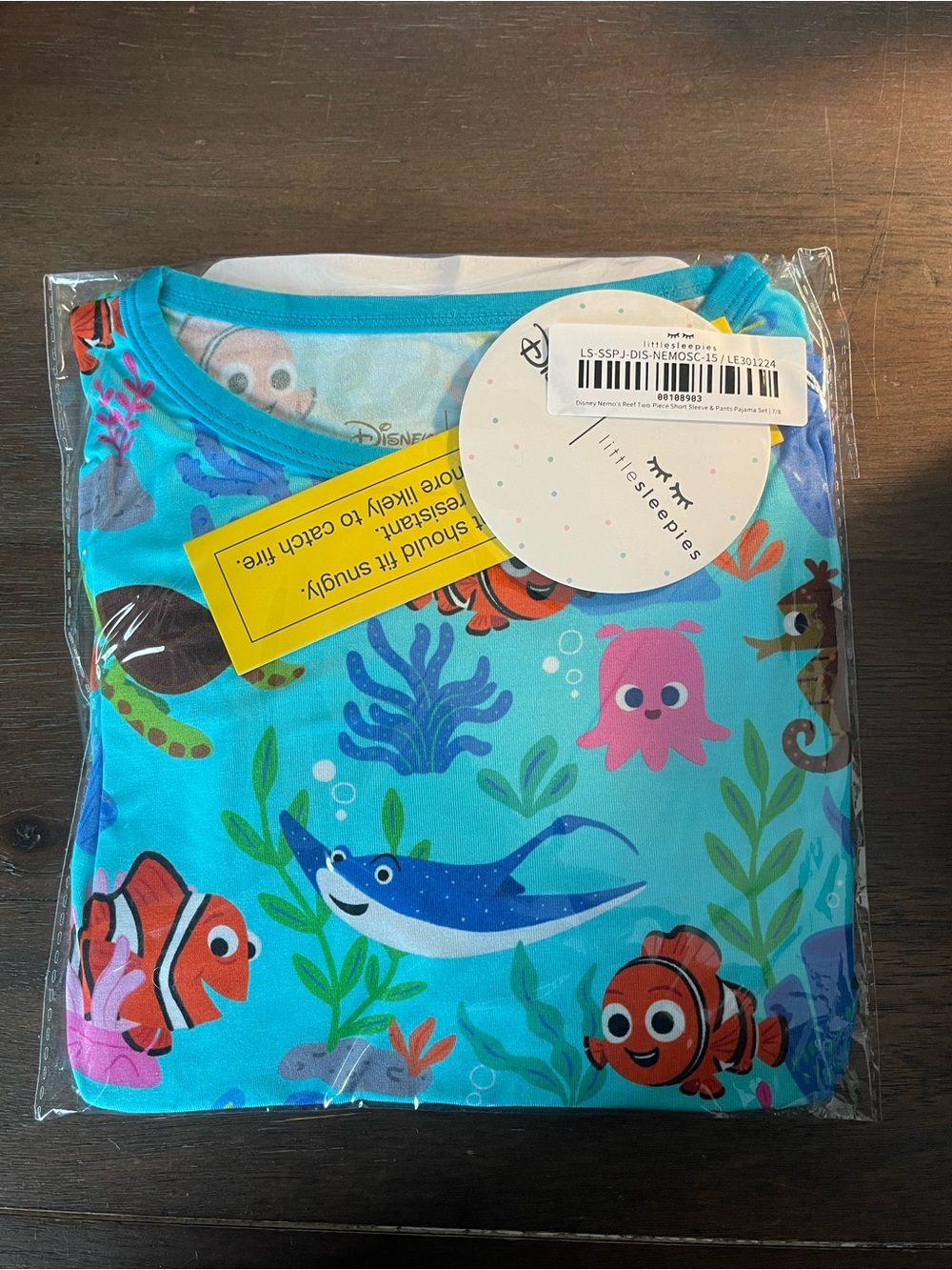 Little Sleepies Turquoise Finding Nemo One-Piece Swimsuit